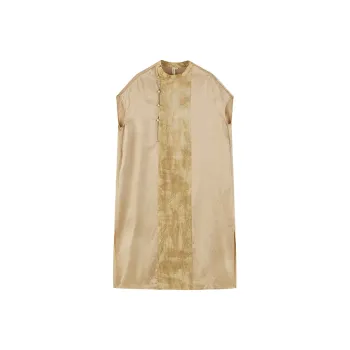 Ginger Short-Sleeved Dresses Women's Light Ginger Yellow