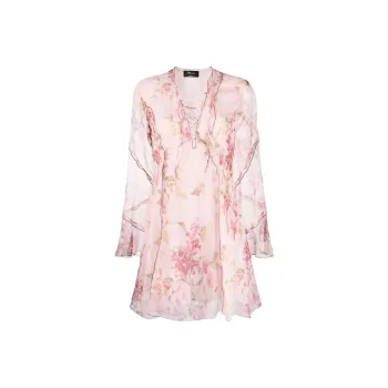 Blumarine Long Sleeved Dresses Women's Pink