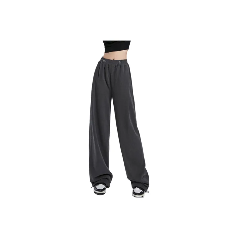 Ya Sheep People Casual Pants Women's Black-22