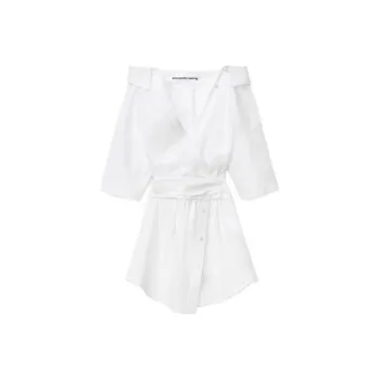 Alexander Wang Short-Sleeved Dresses Women's White