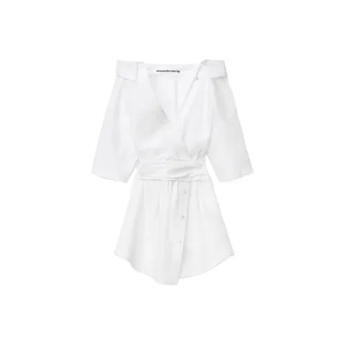 Alexander Wang Short-Sleeved Dresses Women's White