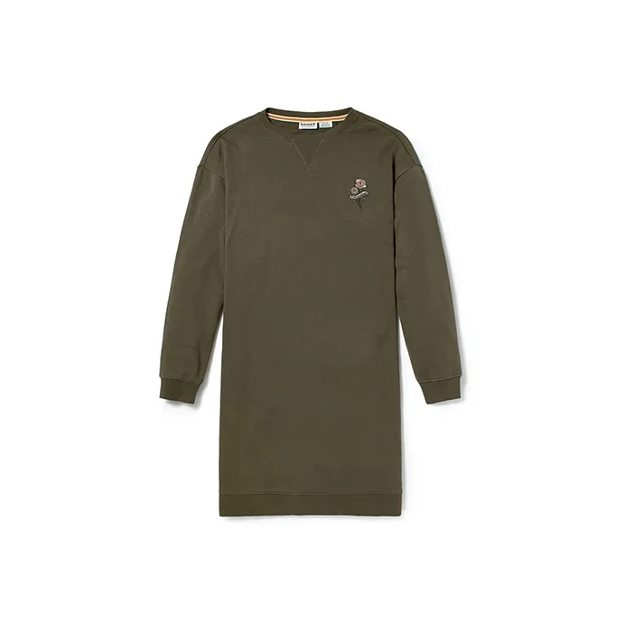 Timberland Long-Sleeved Dresses Women's Army Green-0