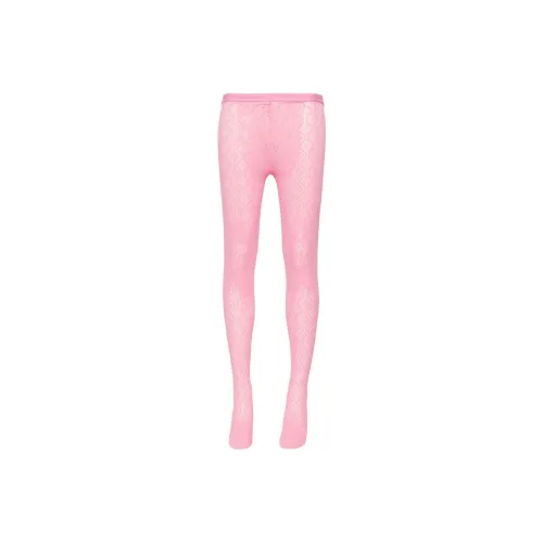 Marine Serre SS24 Leggings Women's Bubble Gum Pink