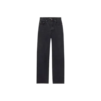 SAINT LAURENT Carrot Fit Jeans 'Used Paris Black'