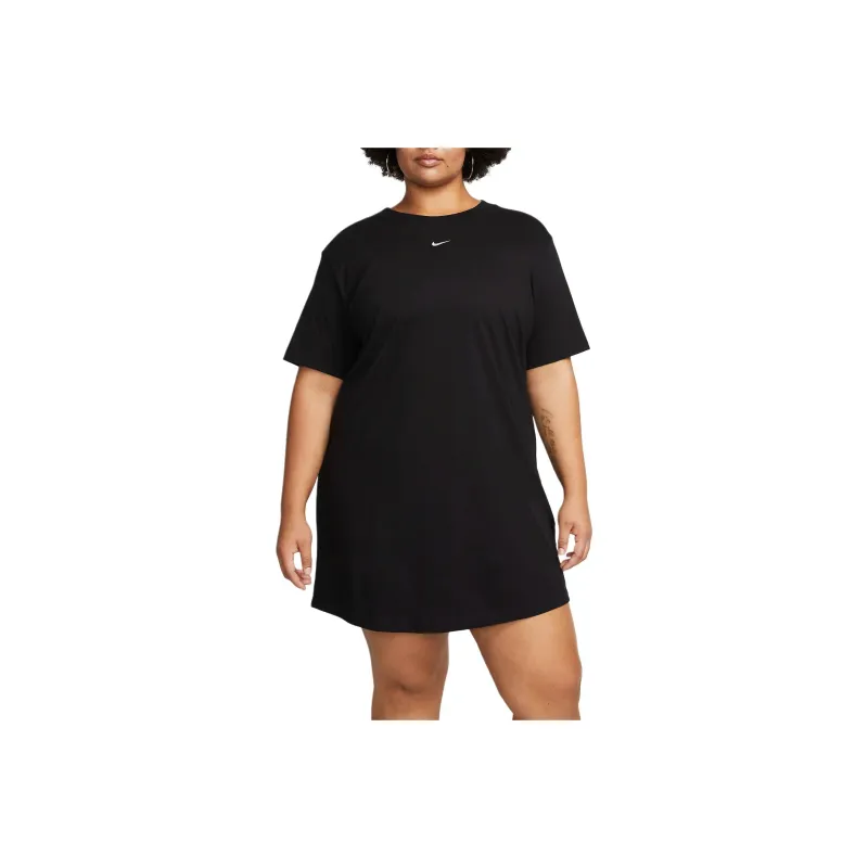 Nike Sportswear Essential Women's Short Sleeve T Shirt Dress Plus Size-0