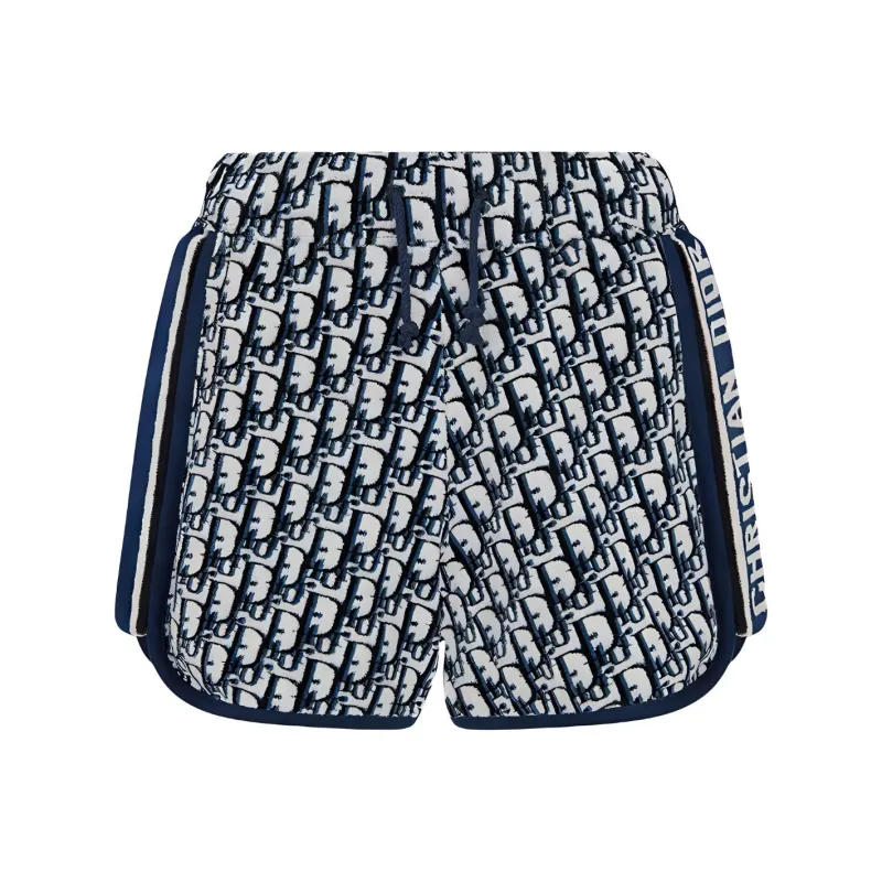 DIOR Quarterly New Products Casual Shorts Women's Marine Blue-0
