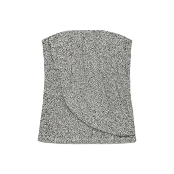 ZARA Strapless Top Women's White/Black