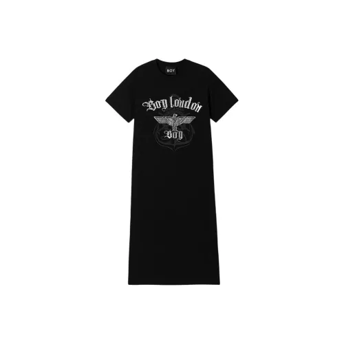 Boy London Short Sleeved Dresses Women's Black