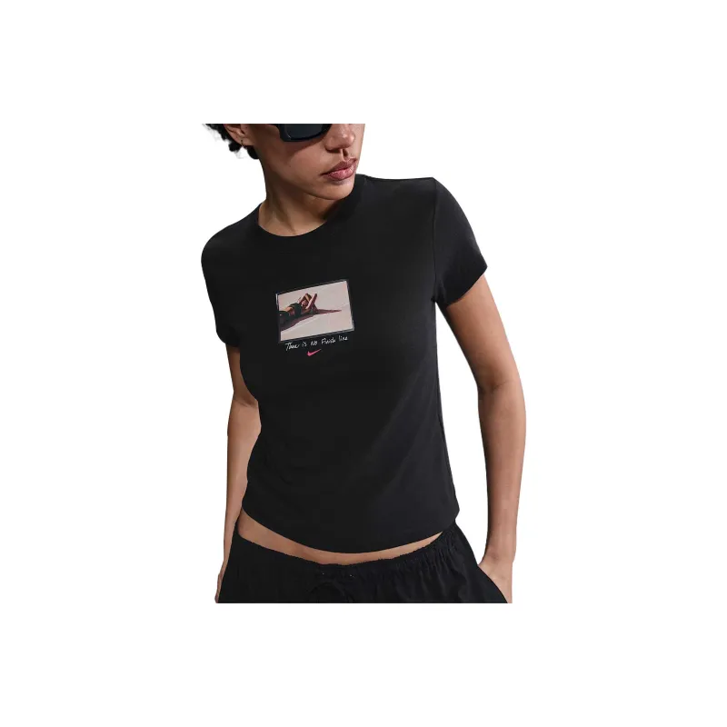 Nike Sportswear Chill Knit Women's Slim Cropped T Shirt-0