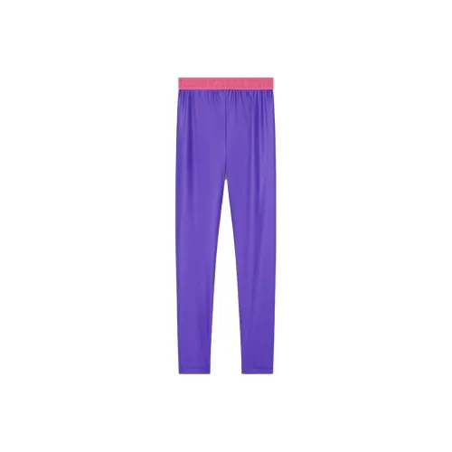 VERSACE Leggings Women's Purple