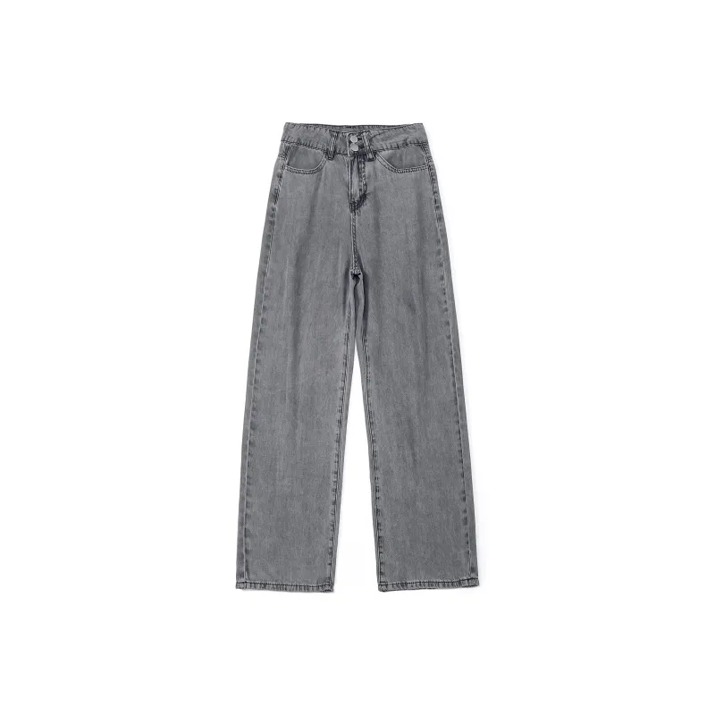 BENGIN Jeans Women's Black Gray-0