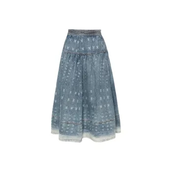 Ulla Johnson Astrid Denim Skirt