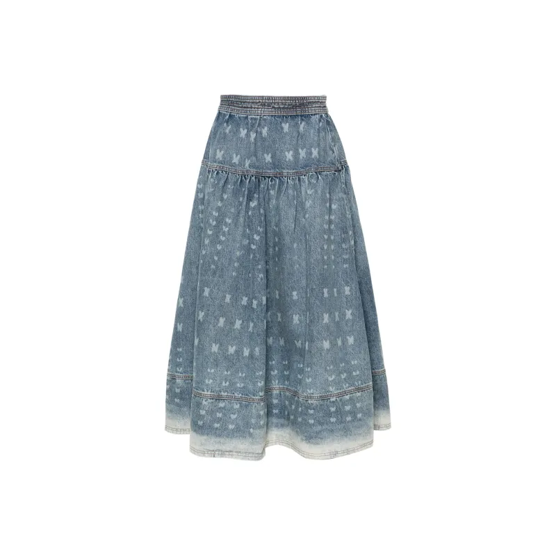 Ulla Johnson Astrid Denim Skirt-0