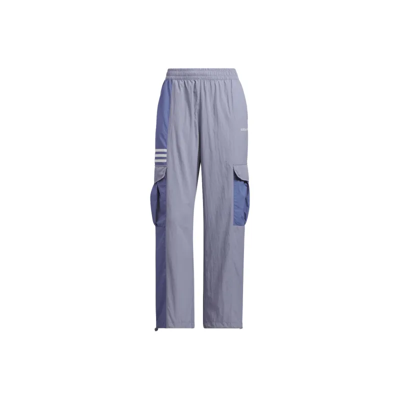 Adidas Originals Trefoil Knitted Sweatpants Women's Gray Blue-0