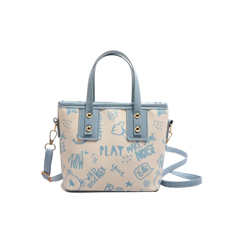 TOUTSEUL YOLO PU Shoulder Bag Women's Black/Pink/Blue/Brown-12