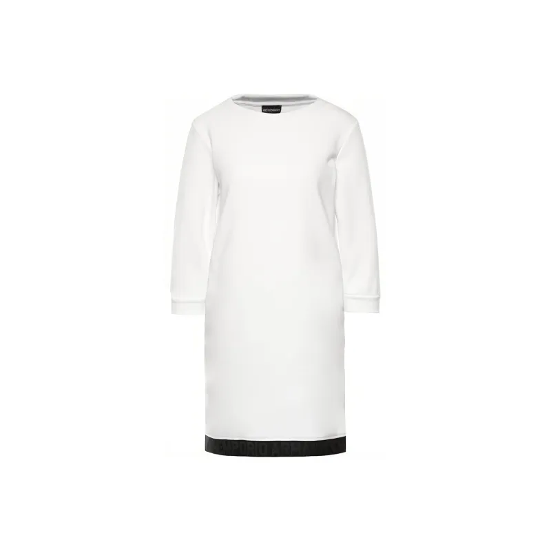 EMPORIO ARMANI Long Sleeved Dresses Women's White-0
