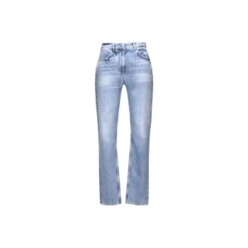Givenchy 4G Plaque Straight-Leg Jeans