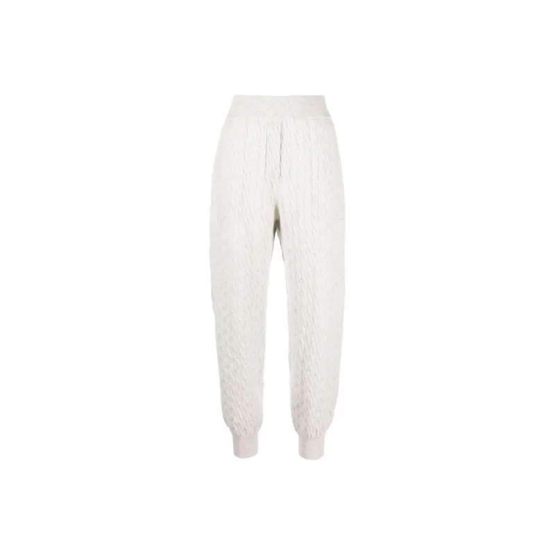 Brunello Cucinelli Knitted Sweatpants Women's White-0