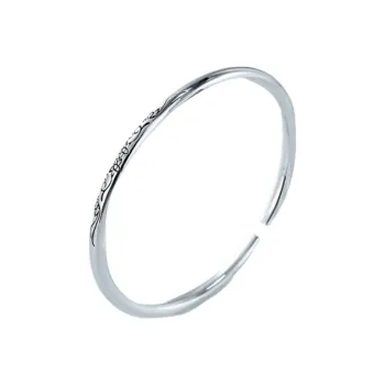 HAOYINFANG S999 Fine Silver Sterling Silver Bracelets Women's
