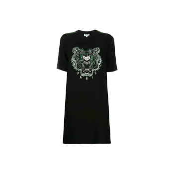 KENZO Short Sleeved Dresses Women's Black