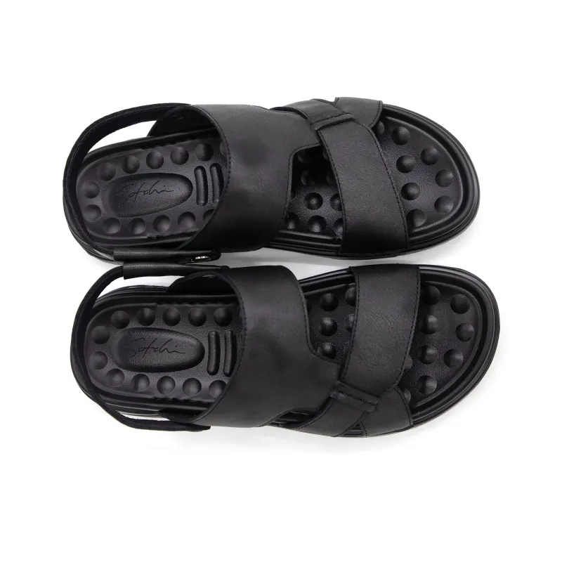 Satchi Sandal, Beach Shoes Men's Black-6