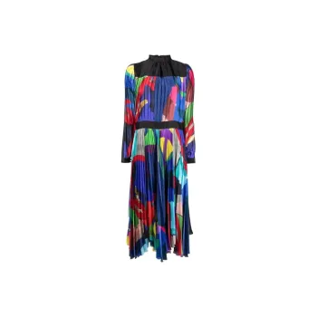 Sacai Long-Sleeved Dresses Women's Multicolor