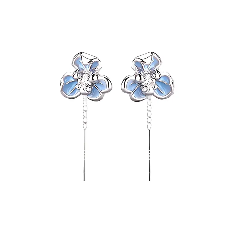 QIANFANGDAHUANGYE Titanium Steel Drop Earrings Women's-0