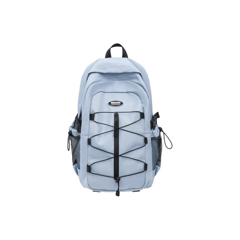 Yalu Nylon Backpack Unisex Black/White/Red/Blue-18