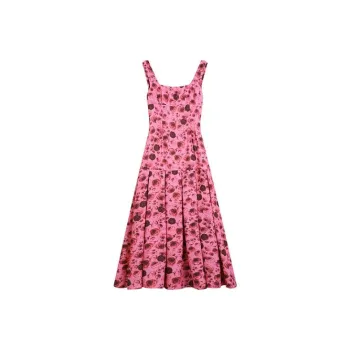ELF SACK Slip Dress Women's Pink