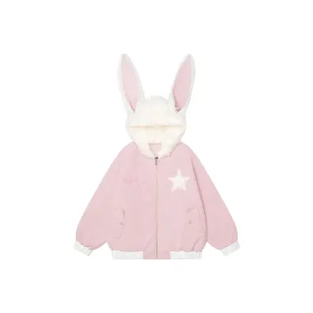 PAZZO Thickened Warm Student Sweet Style Casual Puffer Jacket Women's