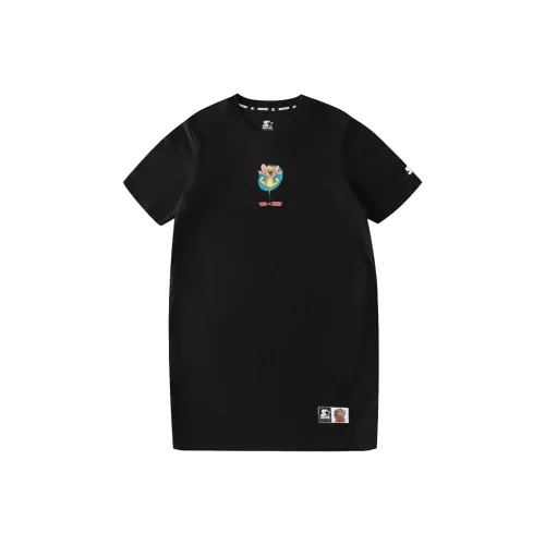 STARTER Tom And Jerry Series SS23 Short-Sleeved Dresses Women's Black