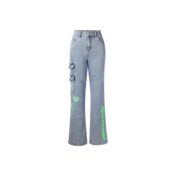 Dpercent Straight Moderate Jeans Unisex Blue