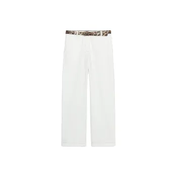 ZARA Casual Pants Women's Raw White