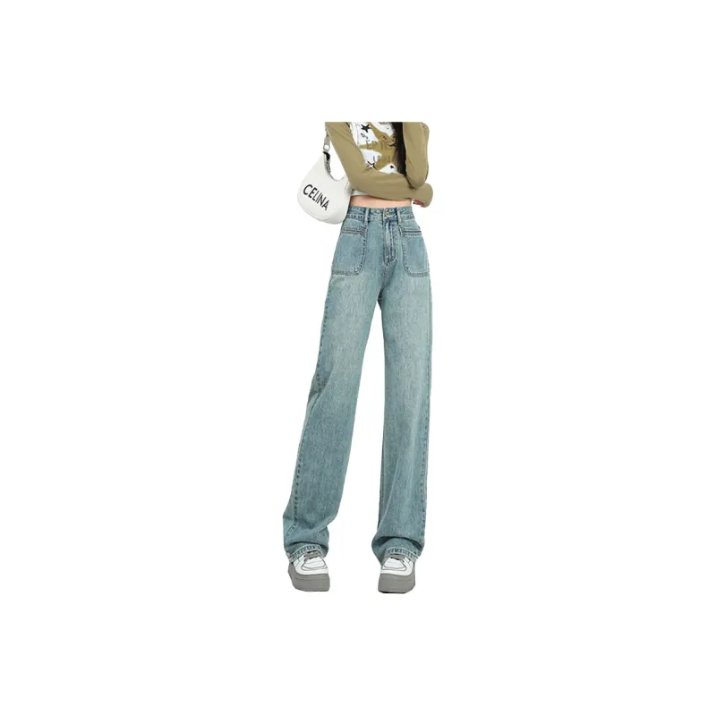 Concubine Zhu Jeans Women's Dark Blue-4