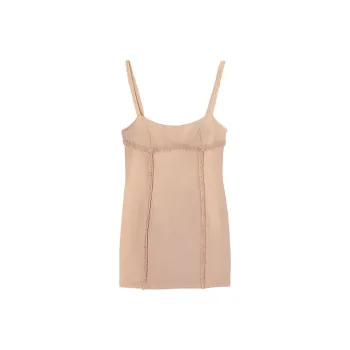 OFF WHITE Seam detail Fitted Mini Dress