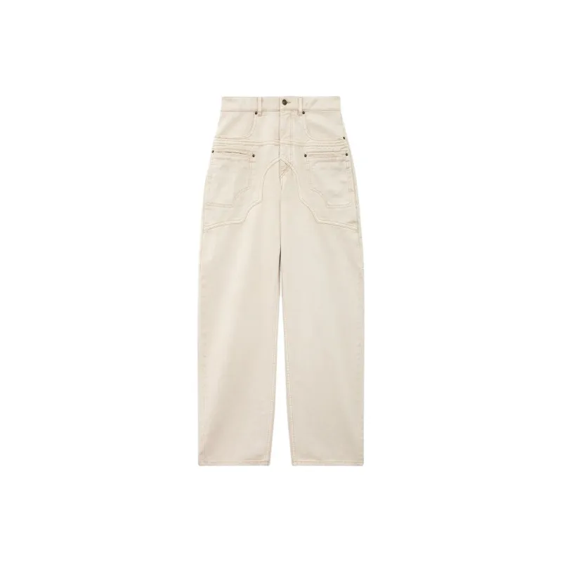 ISABEL MARANT ETOILE Beryl Panelled Jeans-0