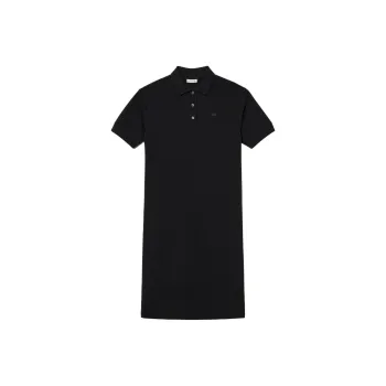 LACOSTE Short Sleeved Dress Women's Black