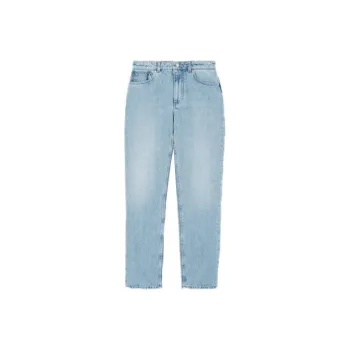 Burberry Pocket Detail Straight Leg Jeans Blue