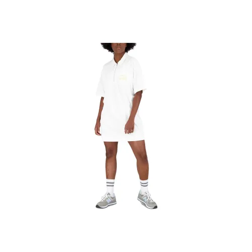 New Balance Short Sleeved Dresses Women's White