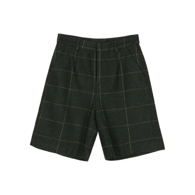 LALABOBO Casual Shorts Women's Green-0