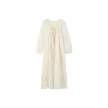 THE SEA LIFE Long Sleeved Dress Women's Cloud White