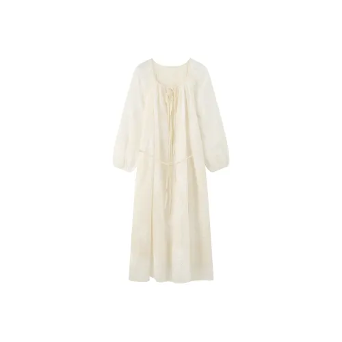 THE SEA LIFE Long Sleeved Dress Women's Cloud White