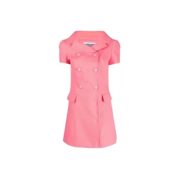 MOSCHINO Short-Sleeved Dresses Women's Bubble Gum Pink