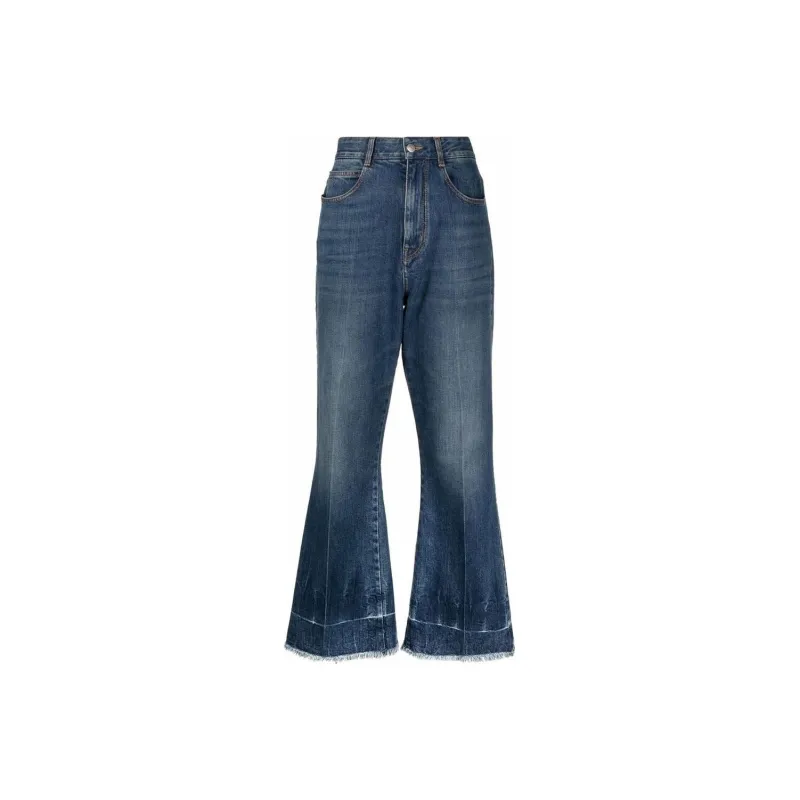Stella McCartney Cropped Flared Jeans-0