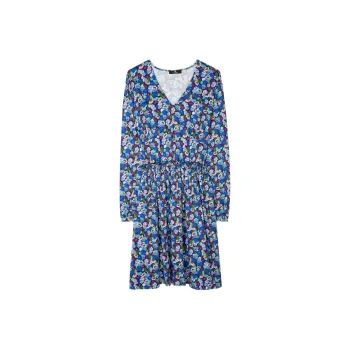 Paul Smith Long-Sleeved Dresses Women's Blue