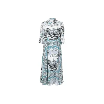 Paul Smith Long-Sleeved Dresses Women's Blue
