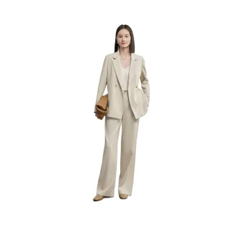 IHIMI SS24 Business Suit Women's Light Apricot Brown