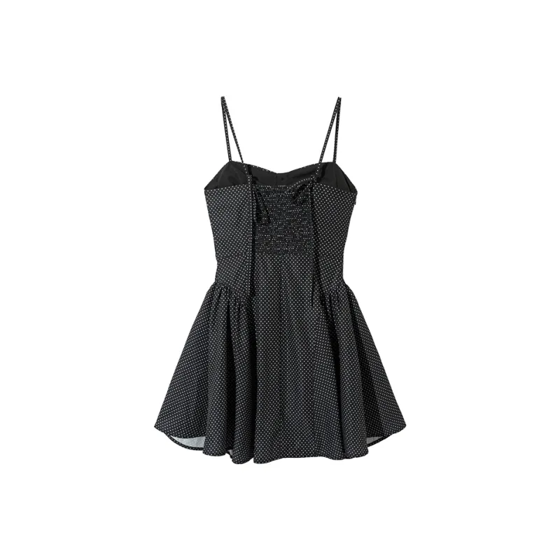 Ouyang Slip Dresses Women's Black-1