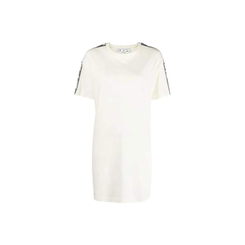 OFF WHITE Side stripe T shirt Dress-0