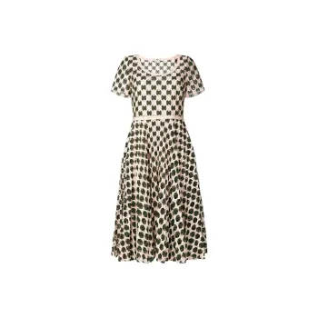 FENDI SS22 Long-Sleeved Dresses Women's Umber